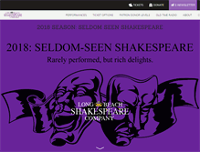 Tablet Screenshot of lbshakespeare.org